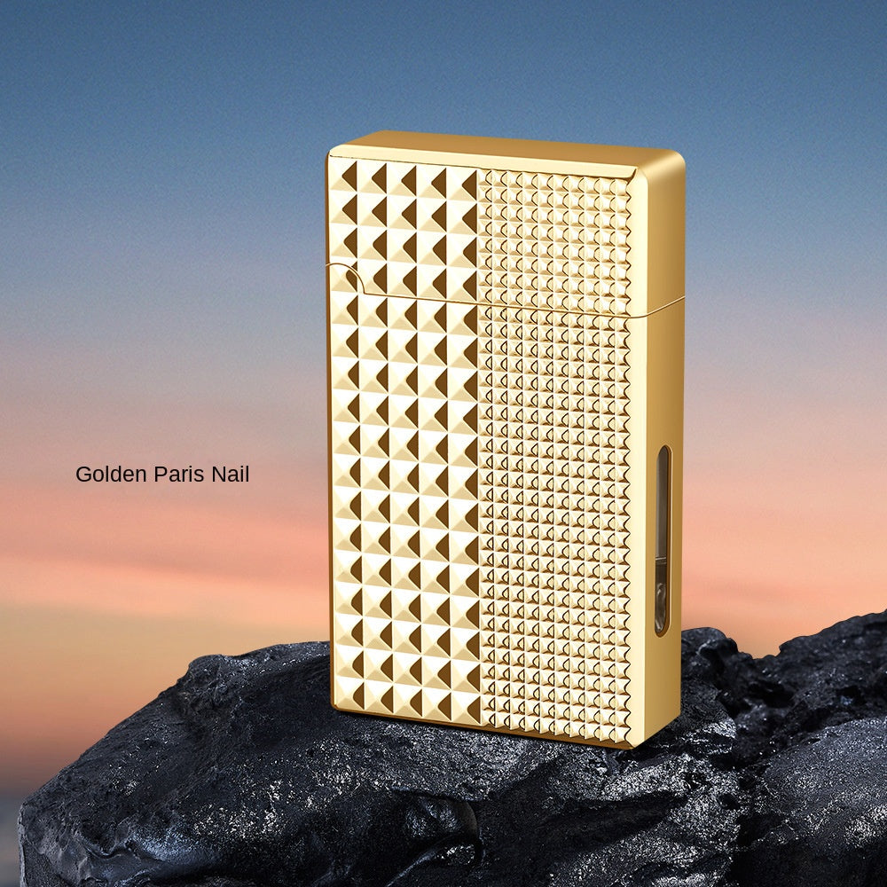 Metal Langsheng Kerosene Lighter Black Technology Voice Controlled Ignition Oil Electric Voice Controlled Igniter