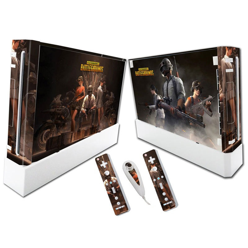 Suitable for WII stickers wii console cartoon protective film Spider-Man Fortress Night multiple styles without leaving glue