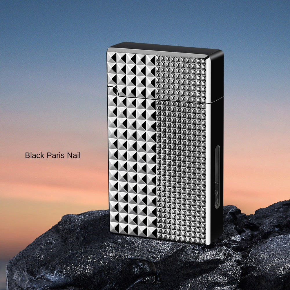 Metal Langsheng Kerosene Lighter Black Technology Voice Controlled Ignition Oil Electric Voice Controlled Igniter