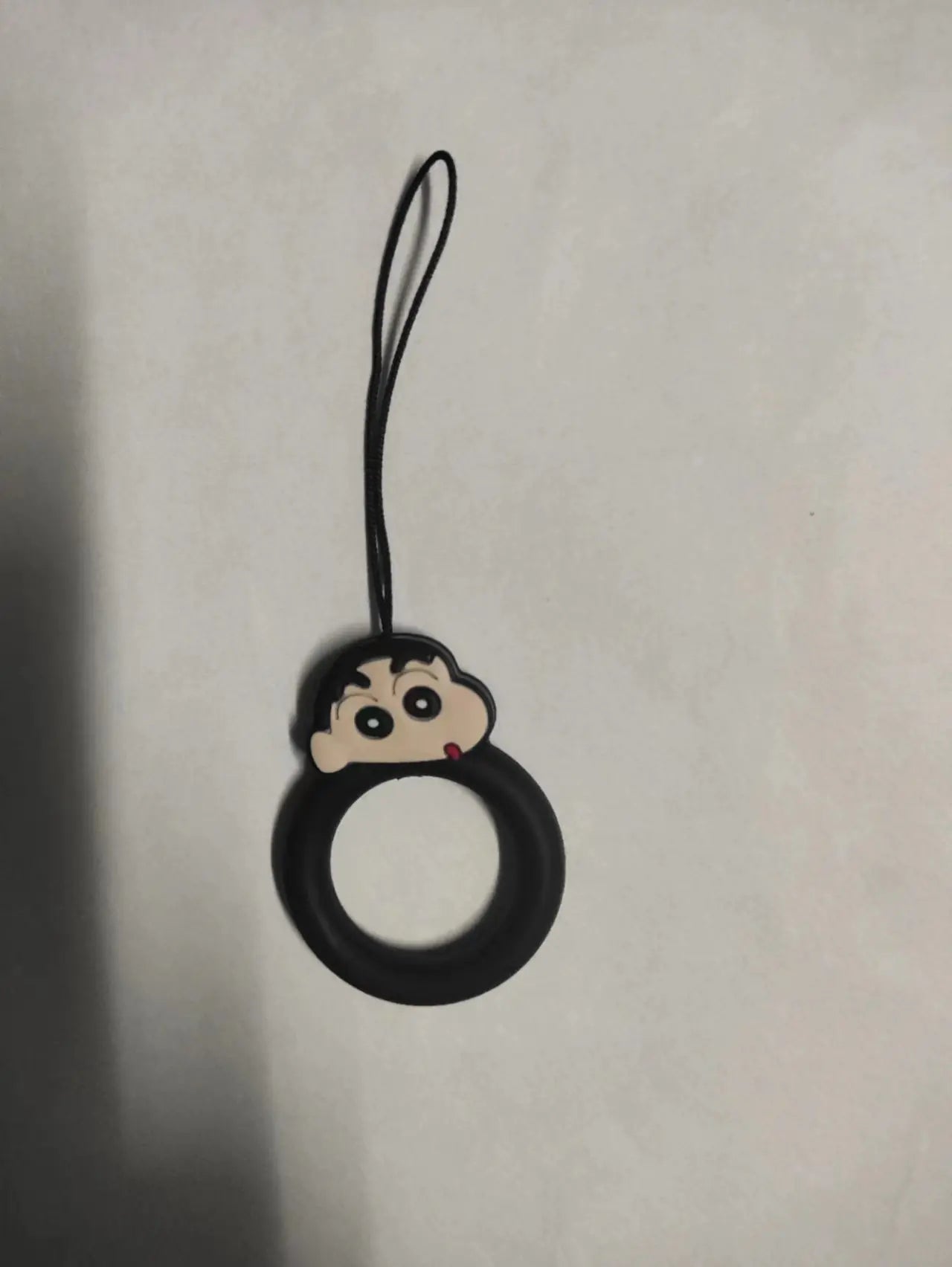 Cartoon Phone Lanyard with Ring and Donut Charm