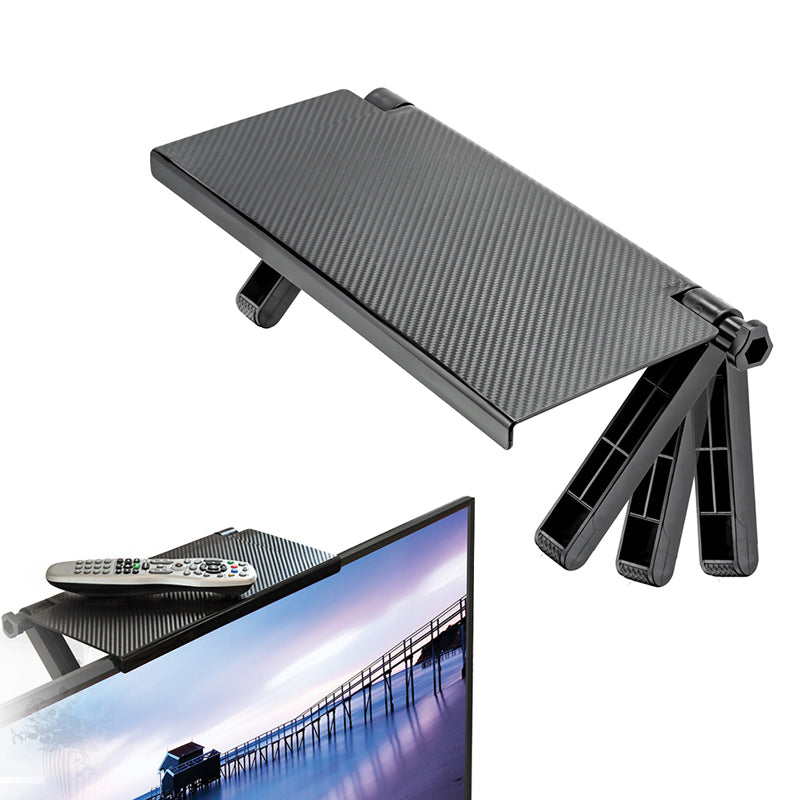Durable TV Screen Caddy Screen Top Shelf Desktop Storage Rack Environmental Kit Stand TV Rack Display Shelf Storage Desk