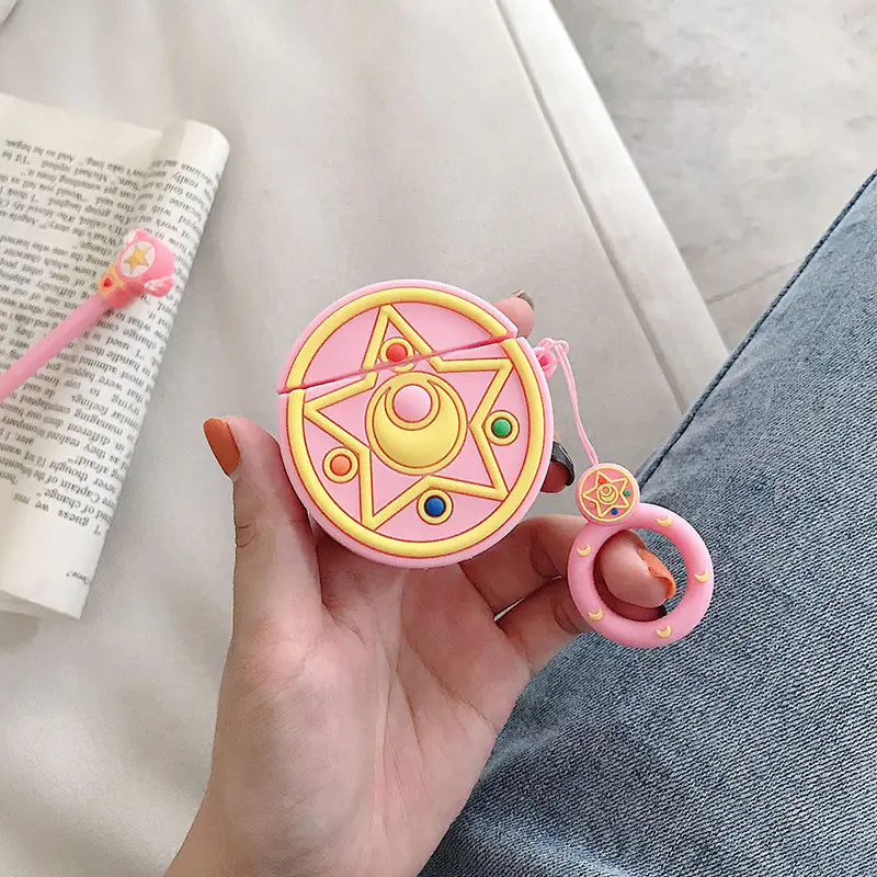Cartoon Phone Lanyard with Ring and Donut Charm