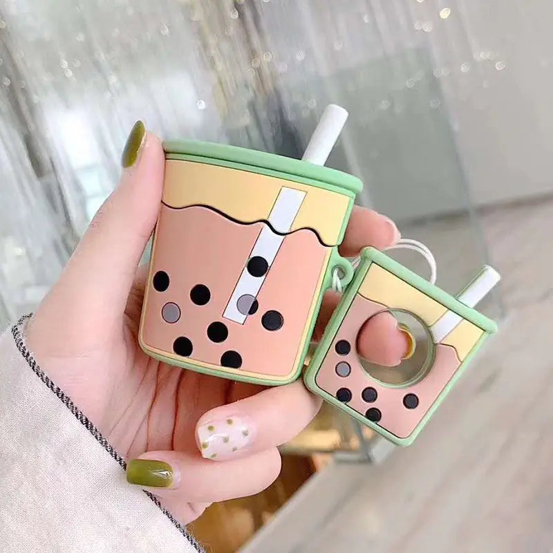 Cartoon Phone Lanyard with Ring and Donut Charm