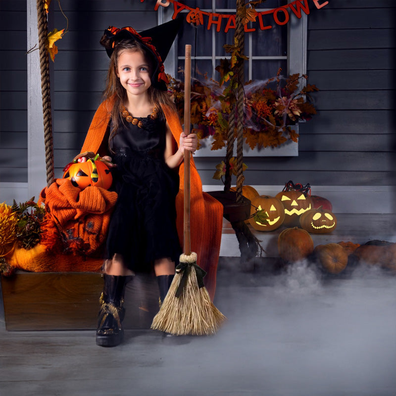 Halloween Floating Witch Broom, Haunted Dancing Broom with Ghost Sound – Spooky Festive Decor for Home