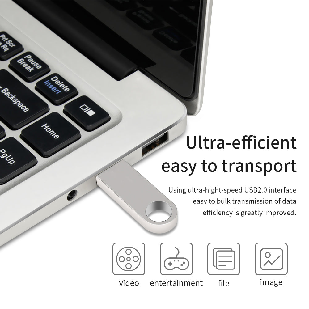 Usb flash drive 32 GB 3.0 metal pen drive 64GB pendrive 16GB 8GB 4GB 128GB silver key flash drive waterproof custom NO logo