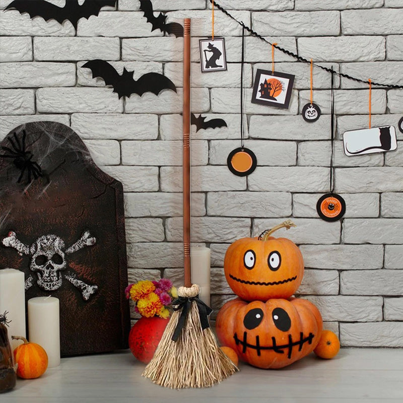 Halloween Floating Witch Broom, Haunted Dancing Broom with Ghost Sound – Spooky Festive Decor for Home