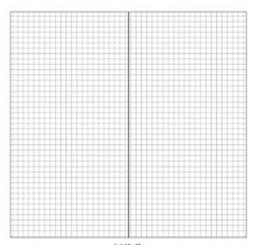 4.3x8.3 Midori Traveler's Notebook Refill 110mmx210mm Blank Dot Grid Paper Graph-paper Ruled 32 sheets
