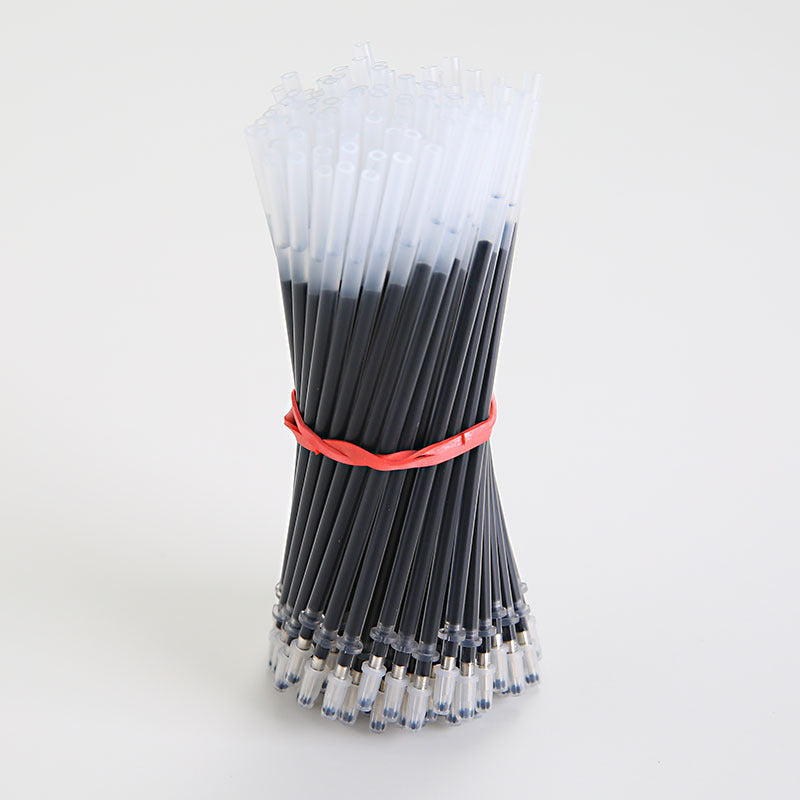 0.5mm 100pcs/bag Pen Refill Office Signature Rods For Handles Red Blue Black Ink Refill Office School Stationery Writing Supplies