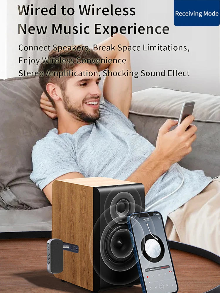 GR11 Bluetooth 5.3 receiver transmitter 2-in-1 old style audio amplifier computer audio converter