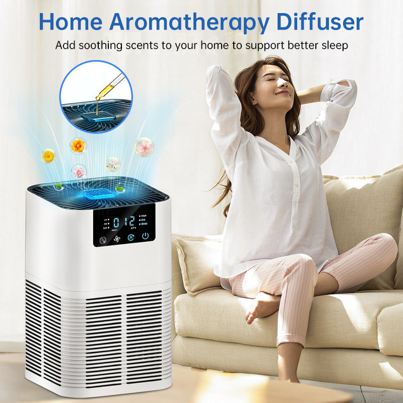 Negative ion desktop air purifier indoor formaldehyde sterilization and odor removal