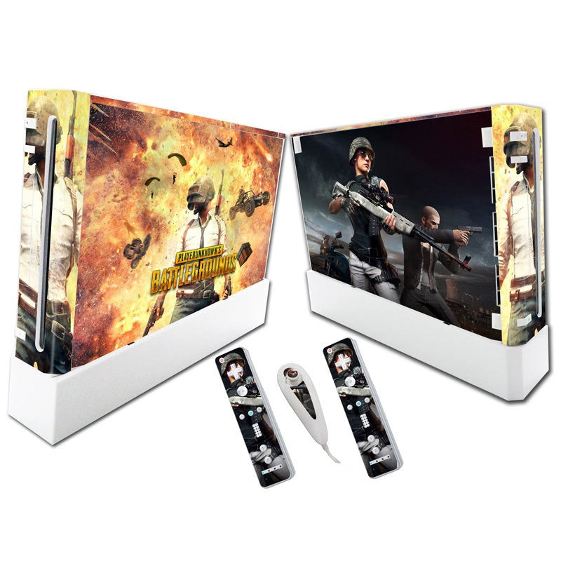 Suitable for WII stickers wii console cartoon protective film Spider-Man Fortress Night multiple styles without leaving glue