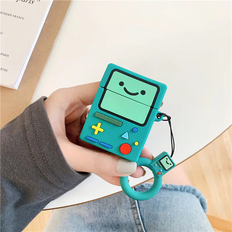 Cartoon Phone Lanyard with Ring and Donut Charm