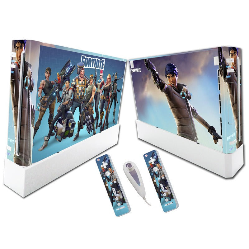 Suitable for WII stickers wii console cartoon protective film Spider-Man Fortress Night multiple styles without leaving glue
