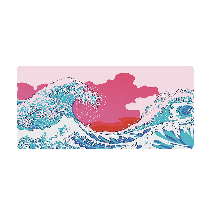 Wave mouse pad advertising game keyboard pad desk pad