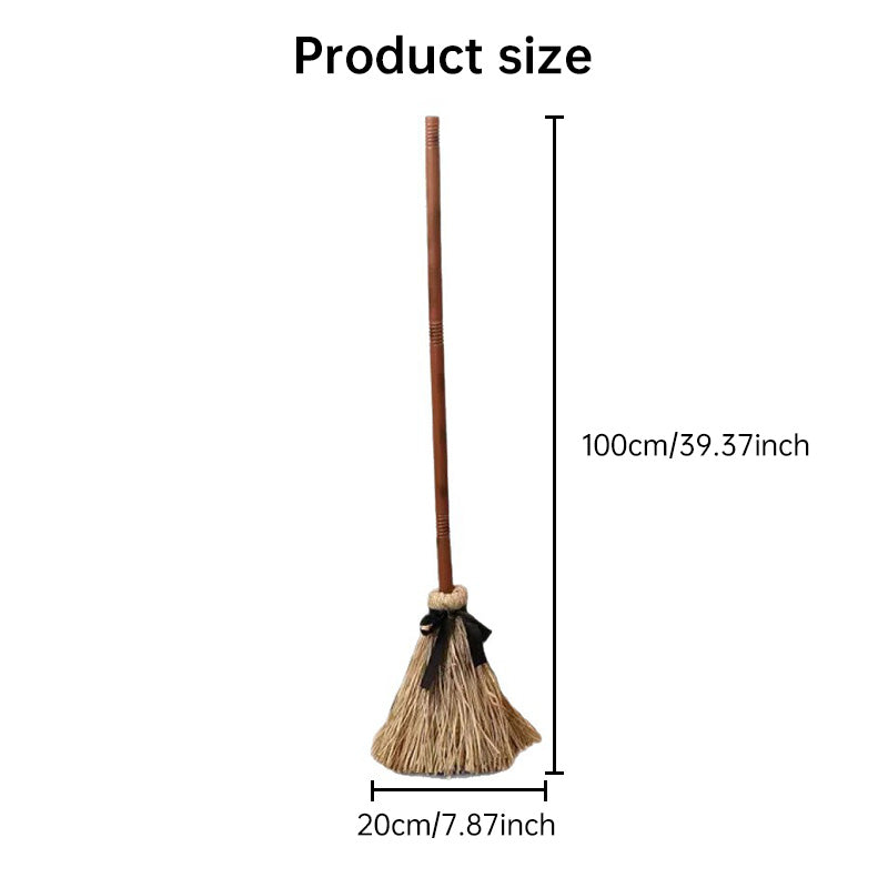 Halloween Floating Witch Broom, Haunted Dancing Broom with Ghost Sound – Spooky Festive Decor for Home