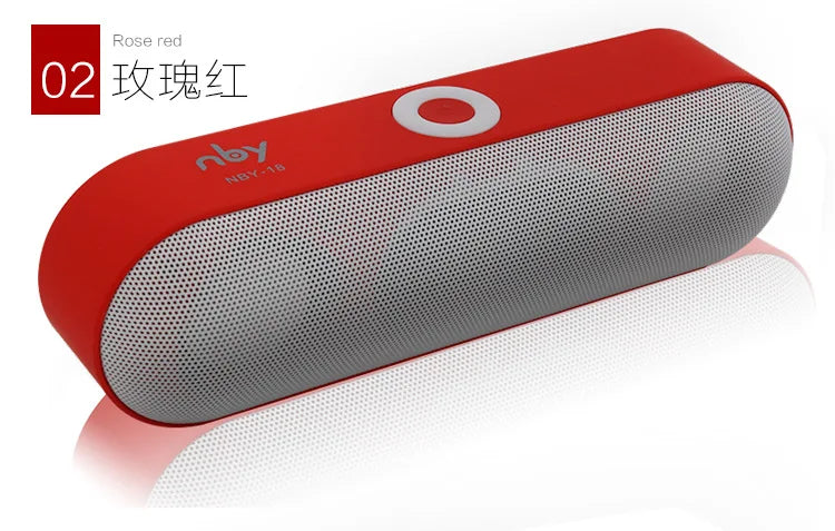 NBY-18 Mini Bluetooth Speaker Portable Wireless Speaker Sound System 3D Stereo Music Surround Support Bluetooth,TF AUX USB
