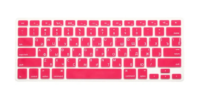 US Russian Keyboard Stickers Covers 2pcs Letters Film Protector for Macbook Air 13 Pro Retina 13 15 Laptop Skin for Mac book