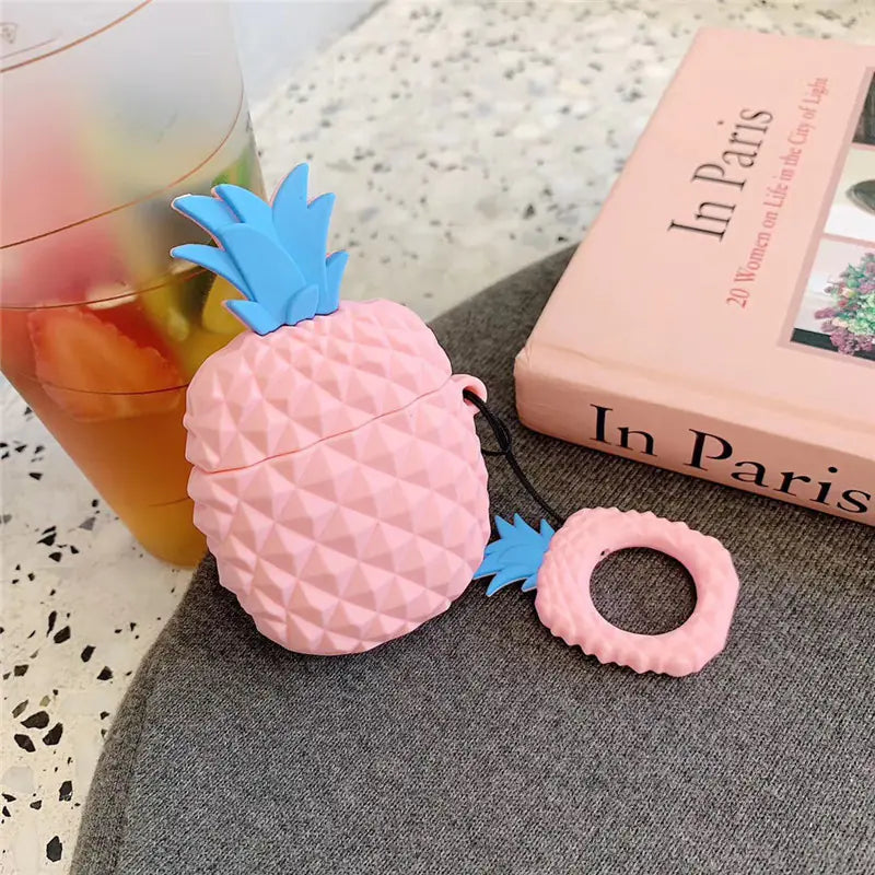 Cartoon Phone Lanyard with Ring and Donut Charm