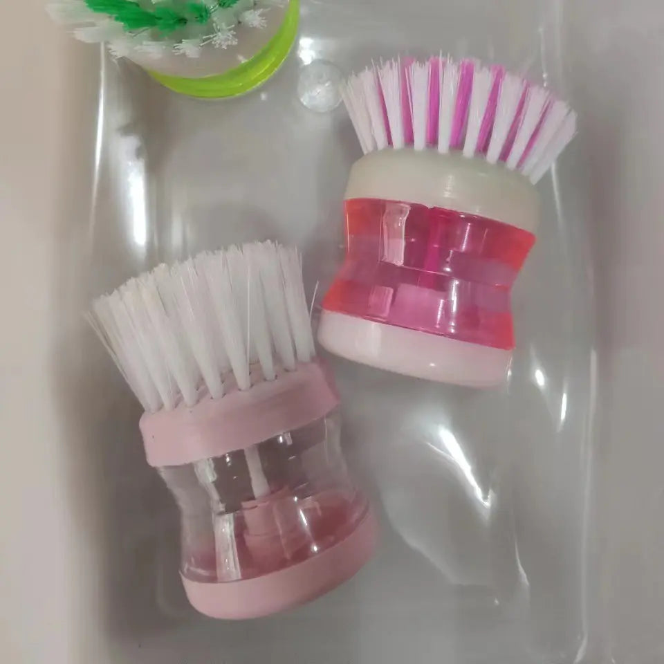 Creative Plastic Kitchen Pot Cleaning Brush Tool