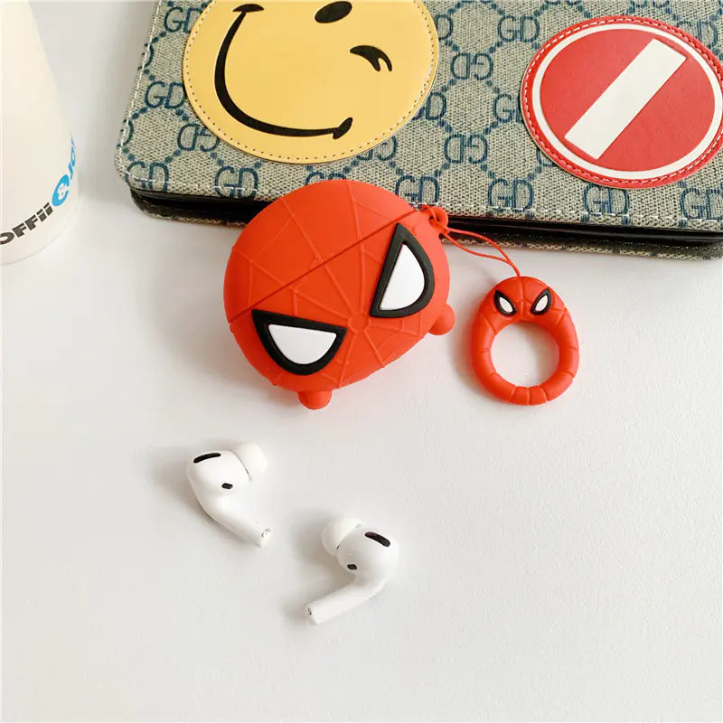 Cartoon Phone Lanyard with Ring and Donut Charm