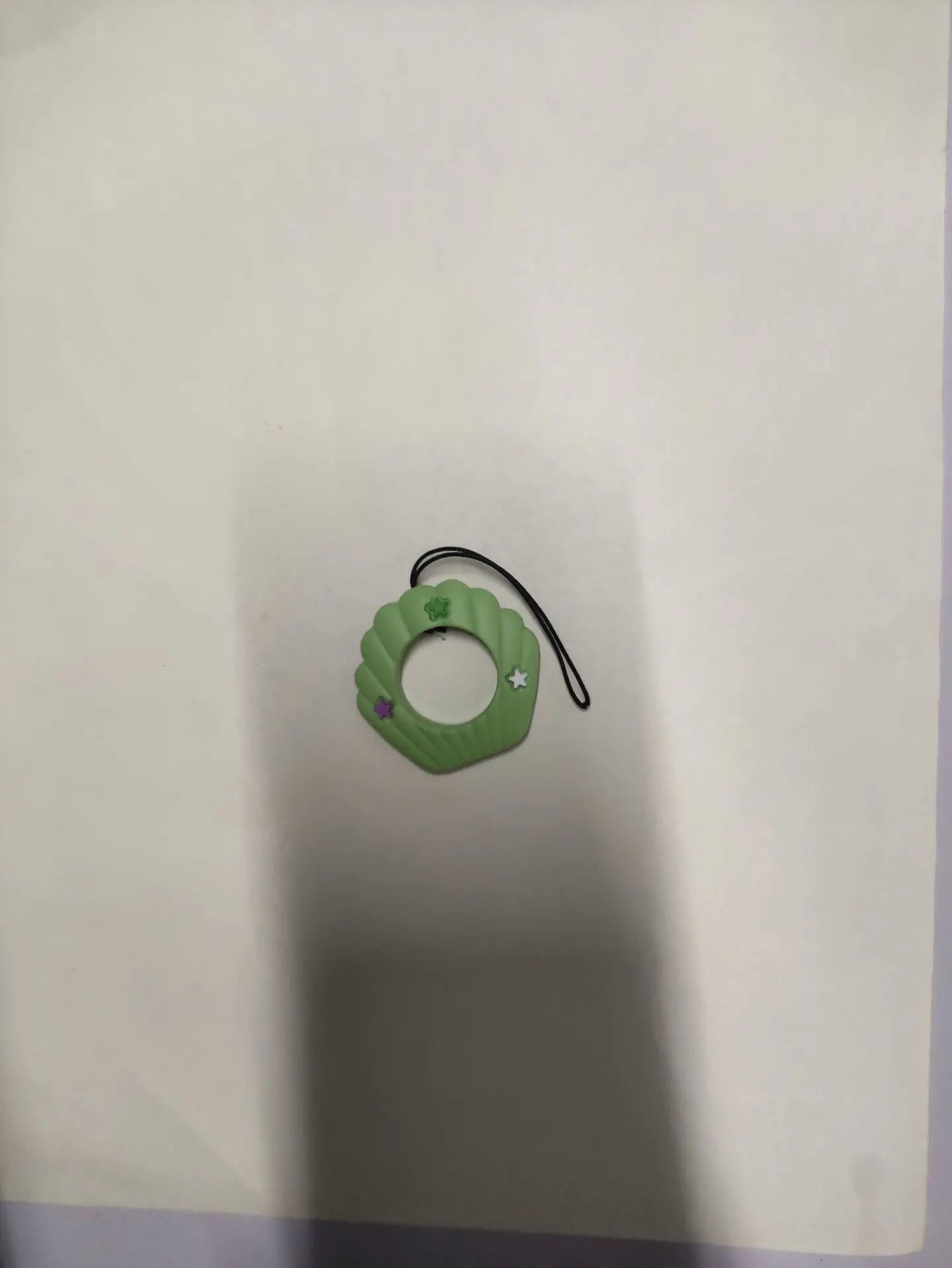 Cartoon Phone Lanyard with Ring and Donut Charm