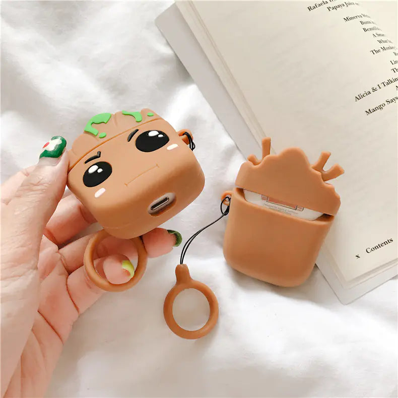 Cartoon Phone Lanyard with Ring and Donut Charm