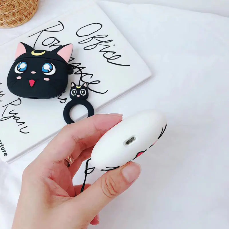 Cartoon Phone Lanyard with Ring and Donut Charm