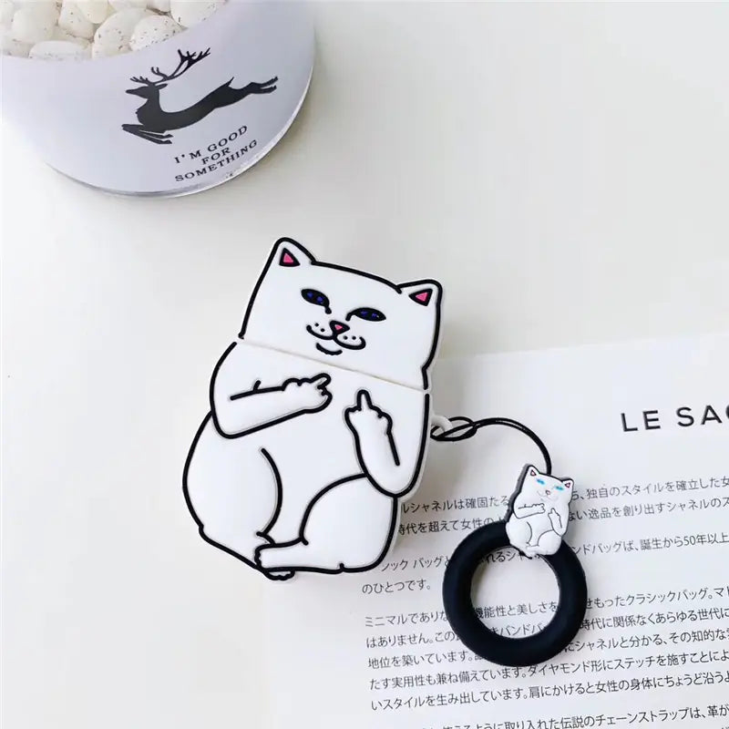 Cartoon Phone Lanyard with Ring and Donut Charm