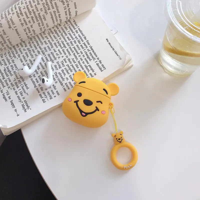 Cartoon Phone Lanyard with Ring and Donut Charm