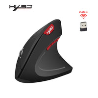 New Wireless Mouse 2.4G Vertical Health Mouse External Battery 6D Design Computer Office