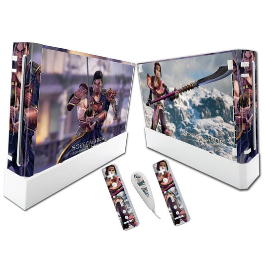 Suitable for WII stickers wii console cartoon protective film Spider-Man Fortress Night multiple styles without leaving glue