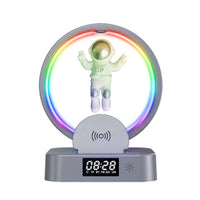 Magnetic Levitation Bluetooth Speaker Astronaut Home RGB Mini Radio TWS Sound Box Outdoor Wireless Subwoofer TF AUX USB