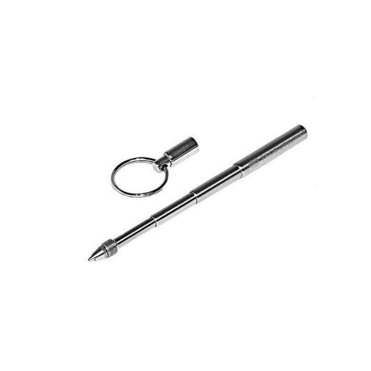 Portable Telescoping tool Pen Metal Key Ring Tool Creative Telescoping Stainless Steel Pen Keychain