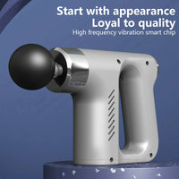 New Intelligent High Frequency Massage Gun Electric Deep Tissue Muscle Relaxation Fitness Body Massager Fascia Gun