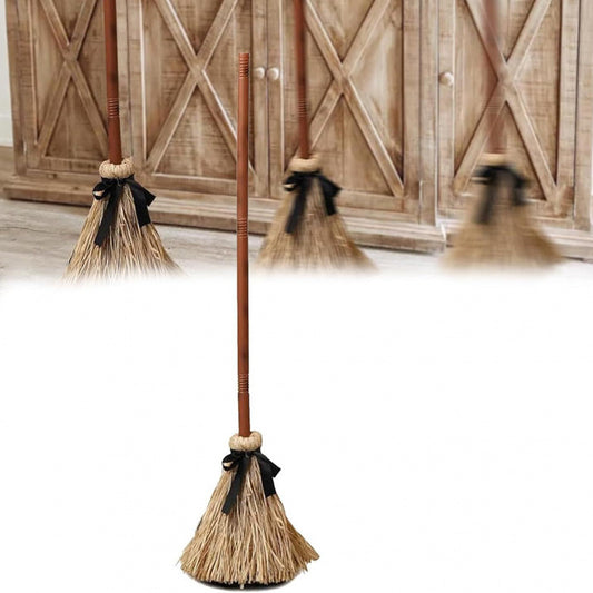 Halloween Floating Witch Broom, Haunted Dancing Broom with Ghost Sound – Spooky Festive Decor for Home