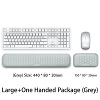 Keyboard mouse wrist rest ergonomic office typing protect relax wrist memory foam mouse pad computer notebook mouse pad