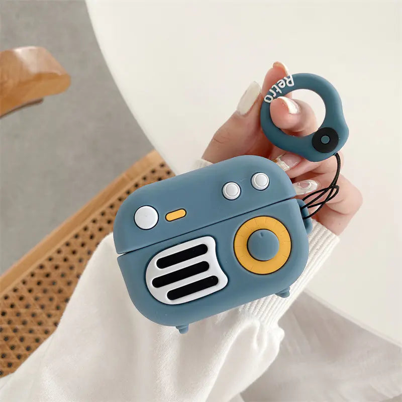 Cartoon Phone Lanyard with Ring and Donut Charm