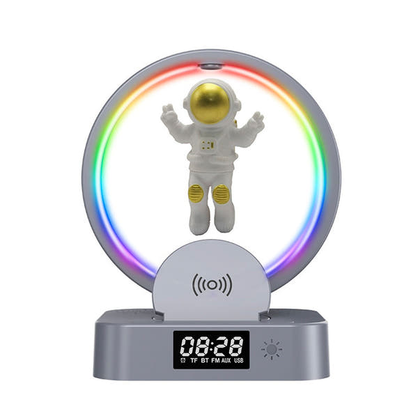 Magnetic Levitation Bluetooth Speaker Astronaut Home RGB Mini Radio TWS Sound Box Outdoor Wireless Subwoofer TF AUX USB
