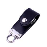 Metal keychain pendrive 8GB 16GB 32GB 64GB Leather USB Flash Drive Pen Drive Pendriver flash Memory Card memory stick