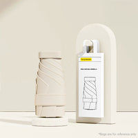 Mini Umbrella: UV Protection, Compact, Portable for Women, Pocket-sized, Folding, Ideal for Travel.