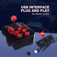 Suitable for Switch/PC/PS3/Android game controllers rocking tables classic wired fighting joysticks for two person arcade games