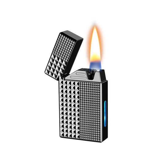 Metal Langsheng Kerosene Lighter Black Technology Voice Controlled Ignition Oil Electric Voice Controlled Igniter