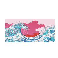 Wave mouse pad advertising game keyboard pad desk pad