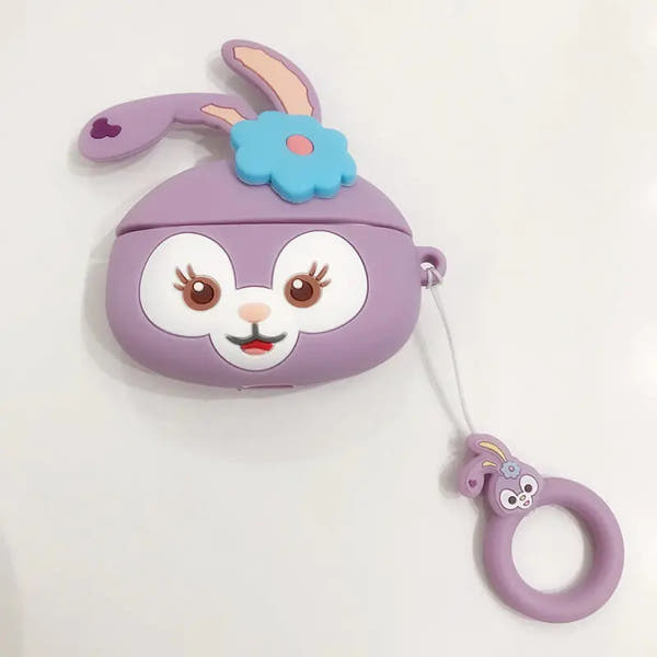 Cartoon Phone Lanyard with Ring and Donut Charm