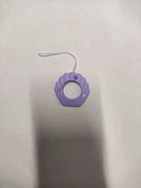 Cartoon Phone Lanyard with Ring and Donut Charm