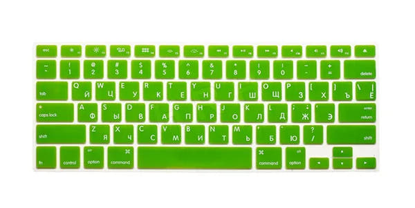 US Russian Keyboard Stickers Covers 2pcs Letters Film Protector for Macbook Air 13 Pro Retina 13 15 Laptop Skin for Mac book