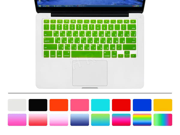 US Russian Keyboard Stickers Covers 2pcs Letters Film Protector for Macbook Air 13 Pro Retina 13 15 Laptop Skin for Mac book