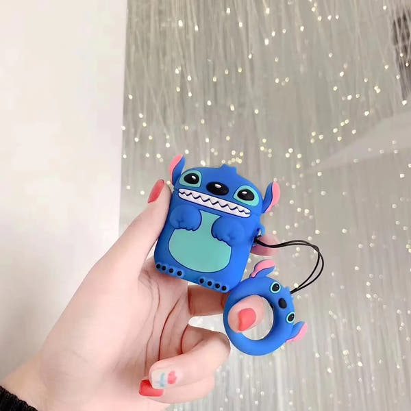 Cartoon Phone Lanyard with Ring and Donut Charm