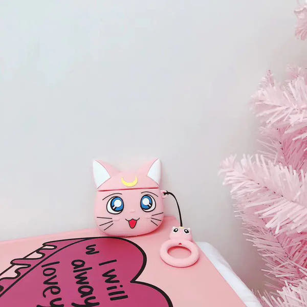 Cartoon Phone Lanyard with Ring and Donut Charm