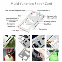 14 in 1 Outdoor Emergency Survival And Safety Gear Kit Camping